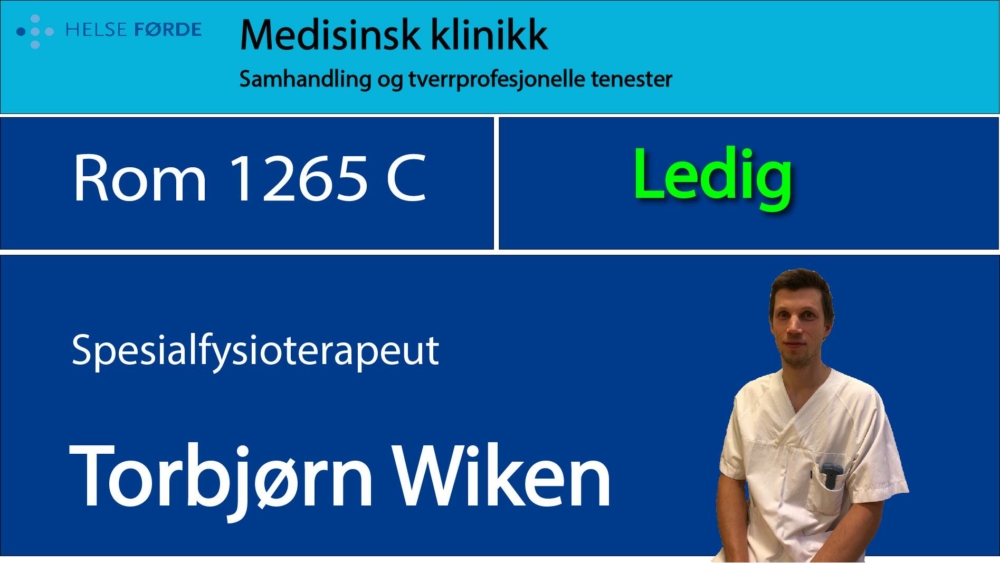 1265c Wiken, Torbjørn Ledig